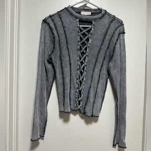 Long sleeve / crop top